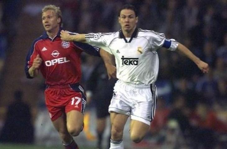 Fernando Redondo saat bermain di Real Madrid. (AFP)