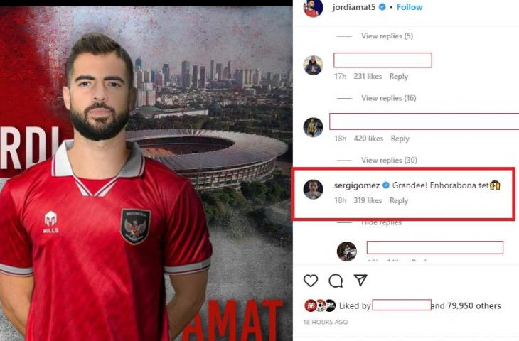 Mantan pemain Barcelona komentari Jordi Amat saat berseragam Timnas Indonesia (Instagram/jordiamat5)