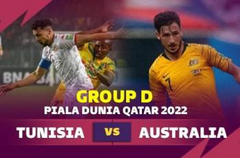 Link Live Streaming Tunisia vs Australia di Piala Dunia 2022, Kick Off Pukul 17.00 WIB