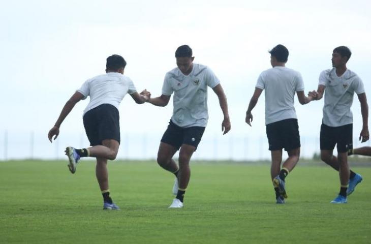 Suasana latihan Timnas Indonesia di Bali jelang Piala AFF 2022. (dok.PSSI)