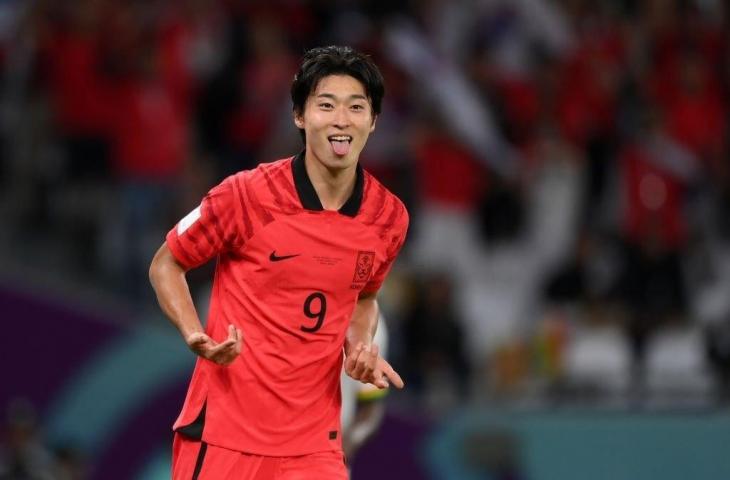 Striker Korea Selatan, Cho Gue-sung. (Twitter)