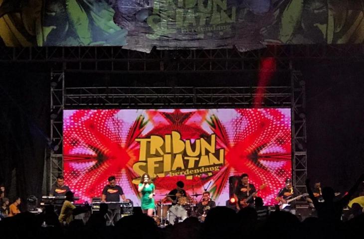 Acara BCS dalam rangkaian Curvasud Fest, Tribun Selatan Berdendang, Minggu (4/12/2022) di Stadion Maguwoharjo. (www.mxkc.sbs/Arif Budi)