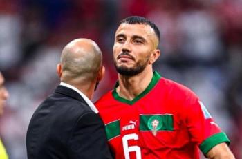 Mengharukan, Romain Saiss Pura-pura Bugar Demi Tampil Bela Maroko Hadapi Prancis