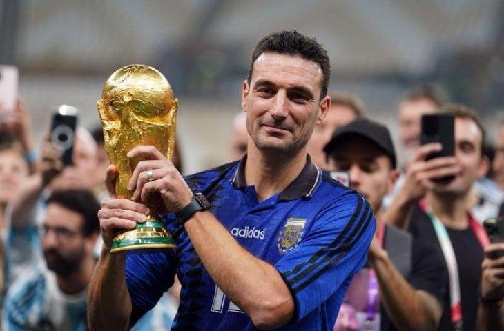 Pelatih Timnas Argentina, Lionel Scaloni. (Twitter)