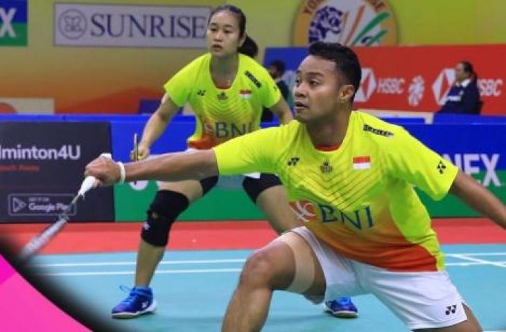 Ganda campuran Rehan Naufal Kusharjanto/Lisa Ayu Kusumawati. (Instagram/@badminton.ina)