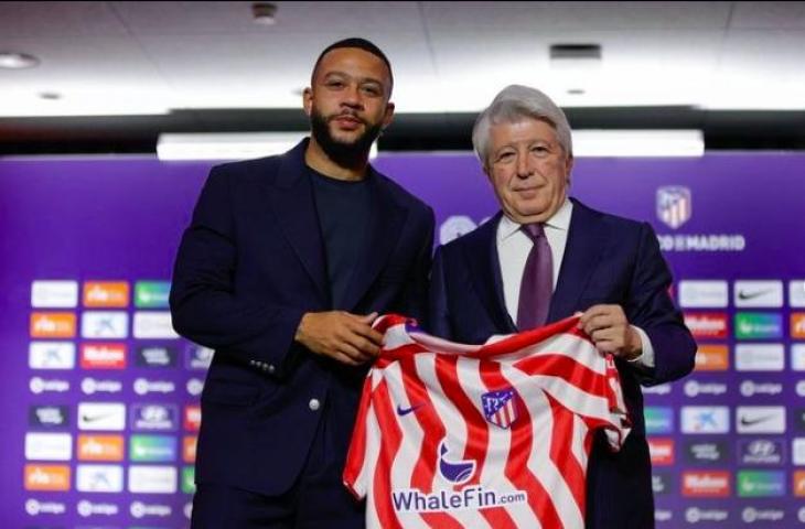 Memphis Depay resmi gabung Atletico Madrid. (Instagram/atleticodemadrid)