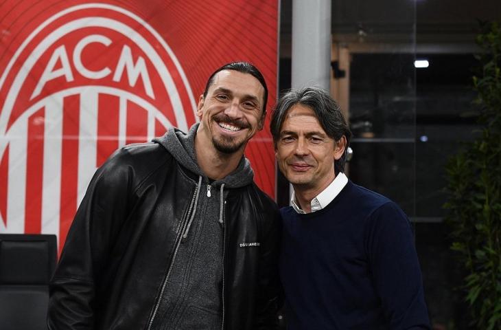 Zlatan Ibrahimovic, pemain AC Milan. (Twitter/@acmilan) 