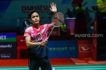 Piala Sudirman 2023: Sikat Brian Yang, Anthony Ginting Gandakan Keunggulan Indonesia Jadi 2-0 atas Kanada