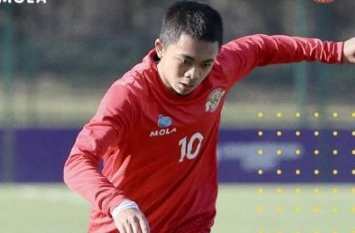 Pemain Garuda Select jilid 5, Lotra Widyanto. (Instagram/@programgarudaselect)