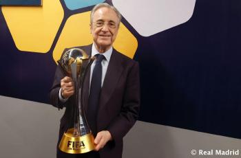 Florentino Perez Raih Trofi ke-55 Bersama Real Madrid: Ini Puncak Kepuasaan Saya!