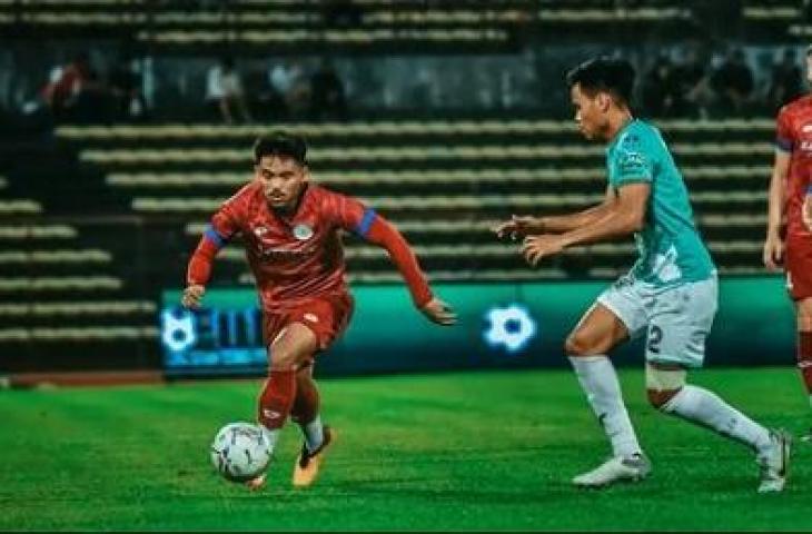 Saddil Ramdani kala tampil di laga Sabah FC vs Geylang International. (Instagram/officialsabahfc)