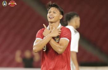 Momen Gol Cantik Hokky Caraka Bawa Unggul Timnas Indonesia U-20 dari Suriah U-20