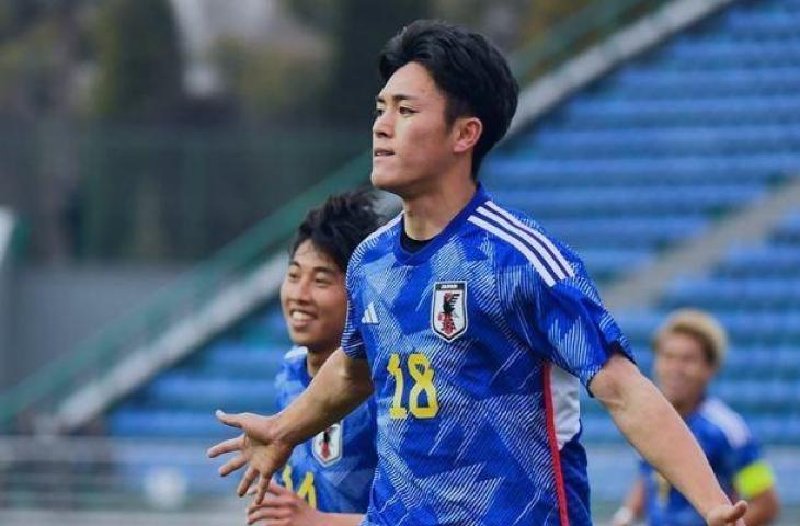 Striker Timnas Jepang U-20, Naoki Kumata. (Twitter)