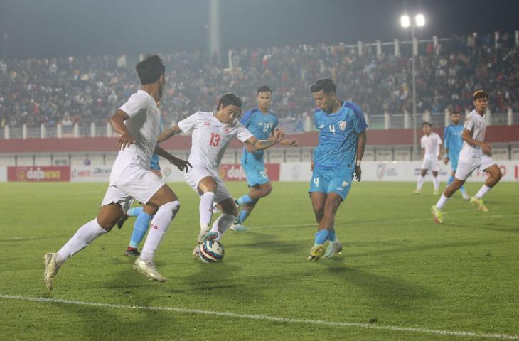 India vs Myanmar di FIFA Matchday. (Dok. MFF)