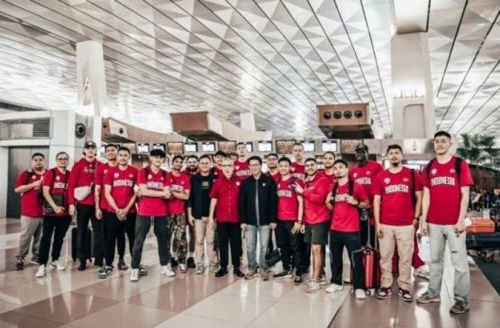 Timnas Basket Putra Indonesia berkunjung ke Australia untuk melakukan pemusatan latihan dan uji coba sebelum SEA Games Kamboja. ANTARA/HO-Perbasi