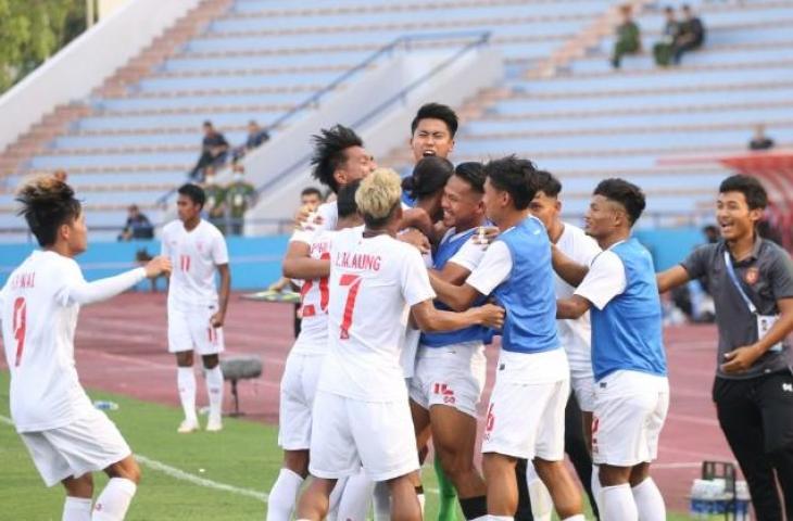 Timnas Myanmar U-22. (dok.MFF)