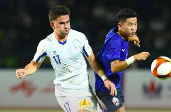 Hasil SEA Games 2023: Kejutan, Kamboja Ditahan Imbang Filipina 1-1