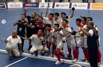 SEA Games 2023: Epic Comeback dan Runtuhkan Dominasi Malaysia, Tim Hoki Indoor Putra Indonesia Raih Medali Emas