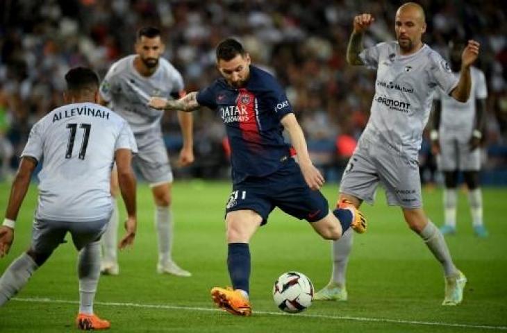 Lionel Messi saat memainkan laga terakhirnya buat PSG. (AFP)