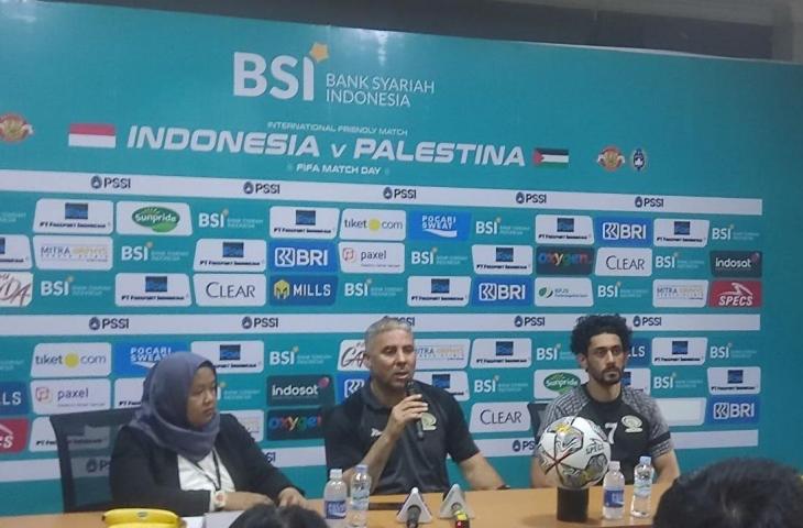 Pelatih Makram Daboub mendoakan Timnas Indonesia bisa meraih kemenangan lawna Argentina (www.mxkc.sbs/gagah radhitya)