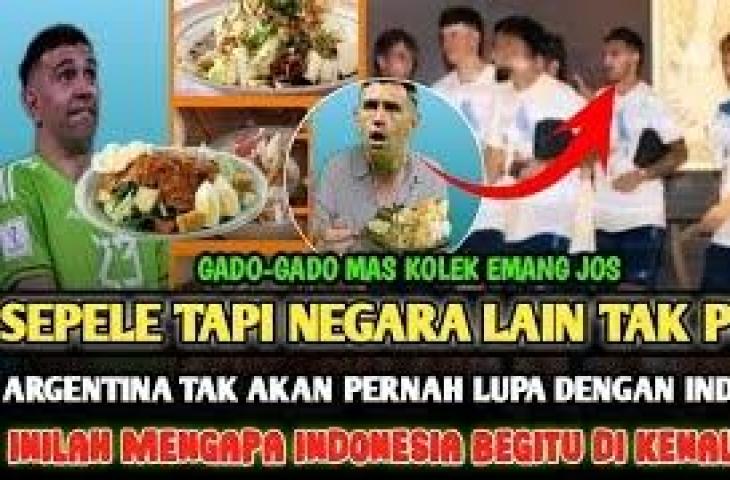 Cek fakta Emi Martinez  gado-gado. (YouTube/Injury Time TV)