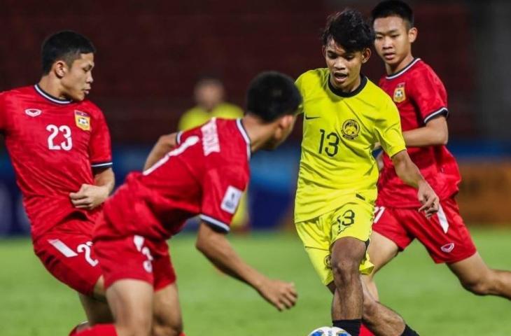 Malaysia vs Laos di Piala Asia U-17 2023. (Dok. FAM)