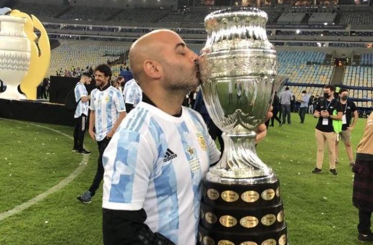 Mantan pelatih fisik Timnas Argentina, Rodrigo Barrios. (Instagram/@rodrigoebarrios)