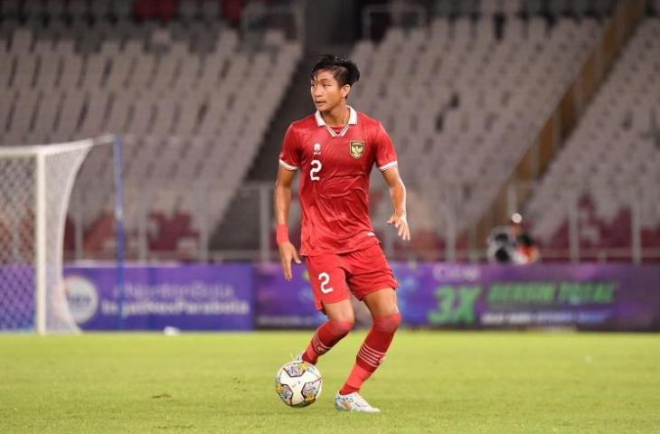 Sulthan Zaky saat tampil di Piala Asia U-20 2023 bersama Timnas Indonesia U-20. (Dok. PSSI)