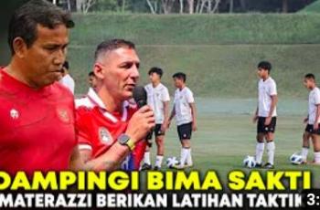 CEK FAKTA: Marco Materazzi Beri Taktik Rahasia ke Bima Sakti untuk Persiapan Piala Dunia U-17