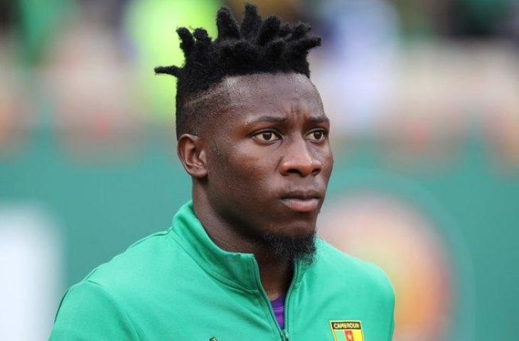 Andre Onana saat membela Timnas Kamerun. (Twitter)