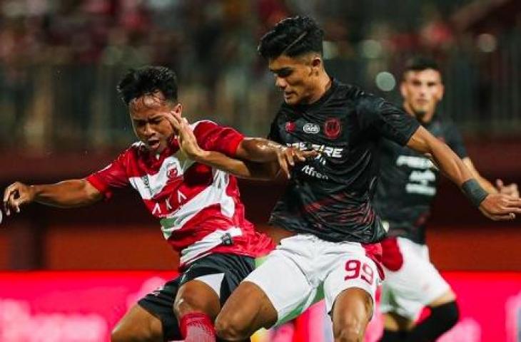 Madura United kalahkan Persis Solo 4-3 di BRI Liga 1 2023/2024. (Dok. Persis Solo)