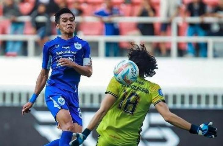 Aksi Septian David Maluana saat PSIS Semarang kalahkan Arema FC 2-0. (Dok. PSIS Semarang)