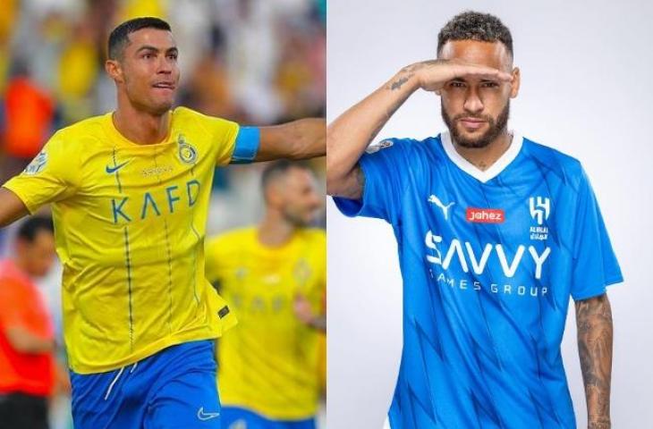 Kolase Cristiano Ronaldo dan Neymar. (Dok. Al Nassr & Al Hilal)