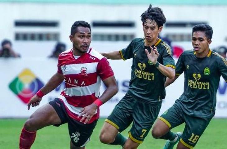 Madura United sukses kalahkan Persikabo 1973 dengan skor 3-0. (Dok. Persikabo 1973)