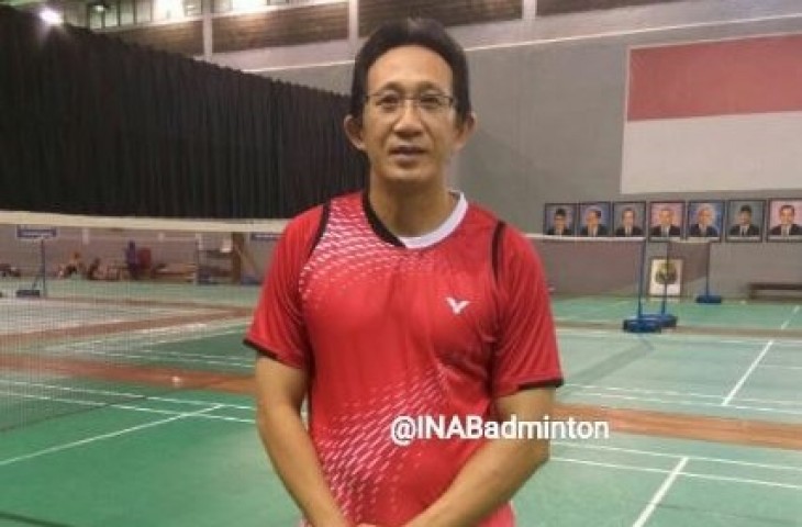 Thomas Indratjaja pelatih ganda putra PBSI. (Twitter/@inabadminton)