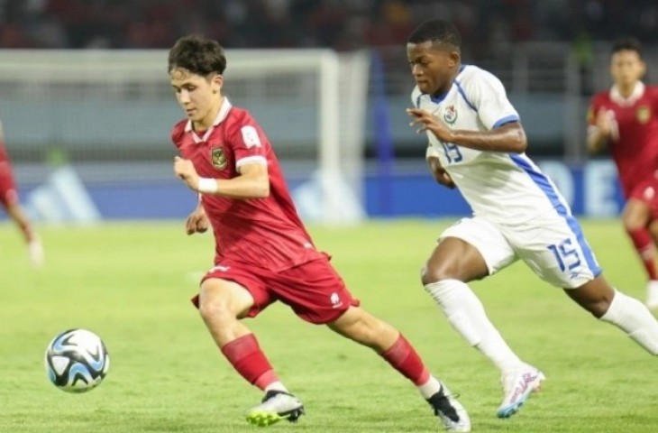 Sambutan meriah hadir ketika pemain asal TSG Hoffenheim masuk lapangan saat Timnas Indonesia U17 melawan Panama di Piala Dunia U17. (Dok. LOC Piala Dunia U17 2023)