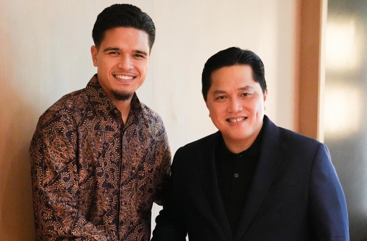 Ragnar Oratmangoen terkejut dengan dampak naturalisasi pada popularitasnya di media sosial. Setelah reaktif, pengikutnya melonjak dari 1.000 menjadi lebih dari 33 ribu. (Twitter/erickthohir)