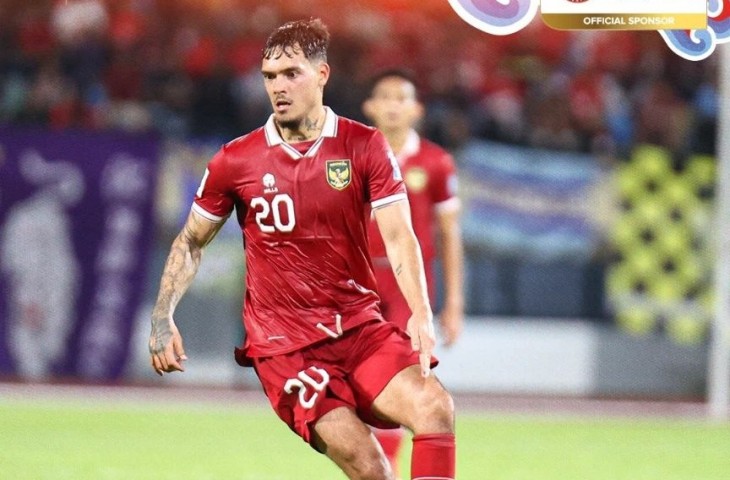 Shayne Pattynama pakai nomor punggung 20 milik Bepe di Timnas Indonesia. (Foto: Instagram @timnas.indonesia)