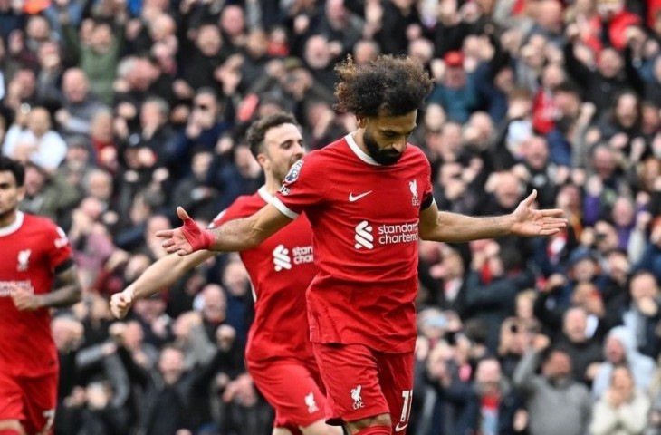 Pemain Liverpool, M Salah. Berikut informasi lengkap jelang pertandingan Liverpool vs Man City. (liverpoolfc)