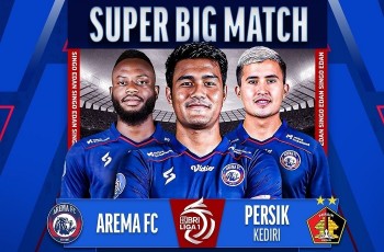 Derby Jatim: Link Live Streaming Arema FC vs Persik Kediri Pertandingan Liga 1 Pekan 20