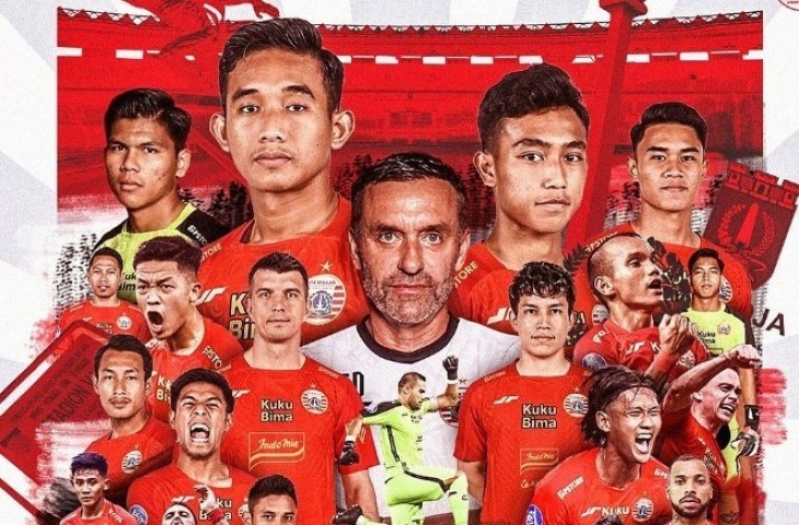 Komposisi skuad Persija Jakarta di Liga 1. (@persija)