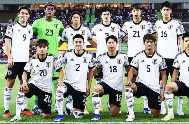 Timnas Jepang nasibnya begitu memilukan. (Instagram/japanfootballasociation)