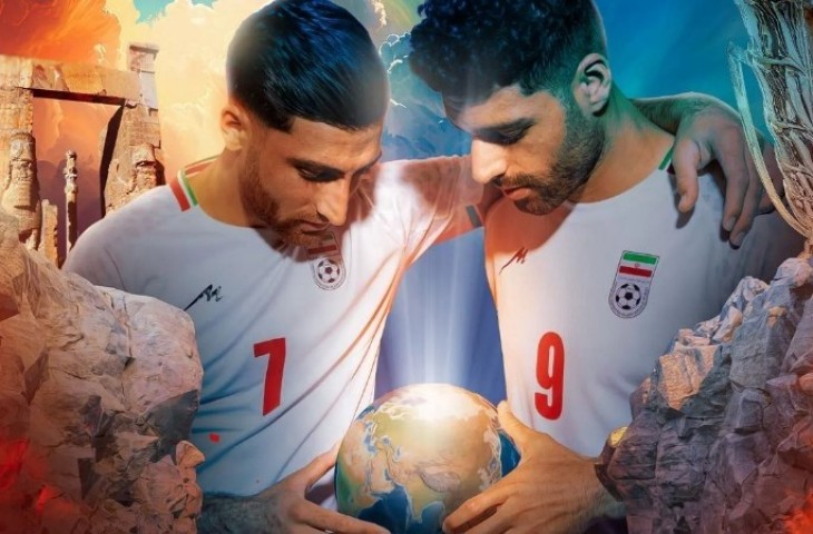 Timnas Iran yang akan menjadi lawan uji coba Timnas Indonesia di Turki. (teammellifootball)