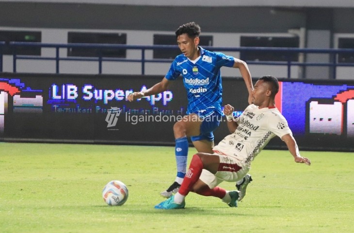 Pertandingan Persib vs Bali United di putaran pertama Liga 1 2023/2024. (Liga 1)