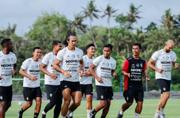 Skuad Bali United dalam masa persiapan hadapi Persib. (Baliutd.com)