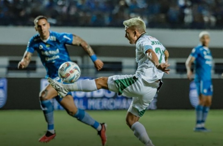 Pertandingan Persib vs PSS Sleman di putaran pertama Liga 1 2023/2024 (Pssleman.id)