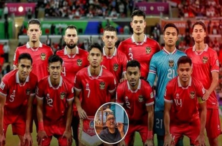 Timnas Indonesia saat laga lawan Irak (@lalumarasatriawangsa)