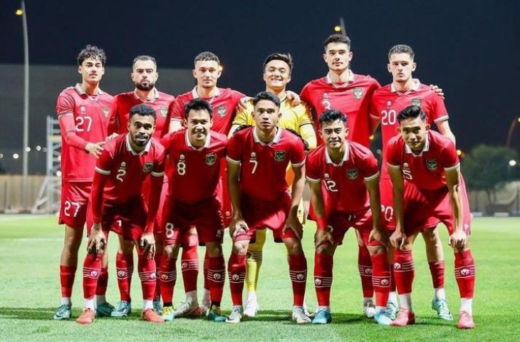 Timnas Indonesia di Piala Asia 2023. (Tangkapan layar Instagram @marselinoferdinan10)