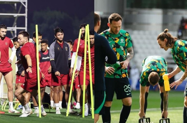 Head to head Timnas Indonesia vs Australia yang akan berhadapan di babak 16 besar Piala Asia.