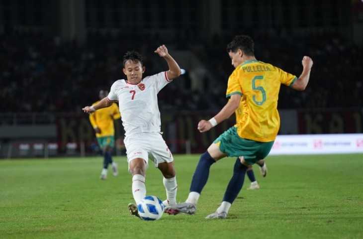 Muhamad Zahaby Gholy vs Australia. (Dok. PSSI)